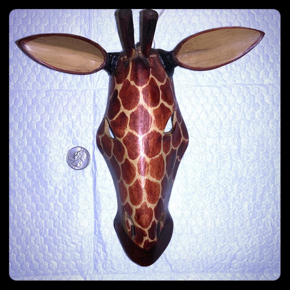 Curved Giraffe Face